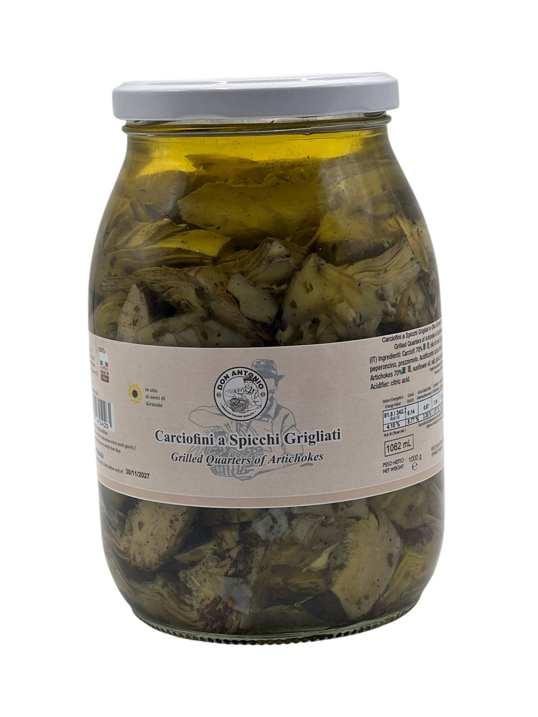 Carciofi a Spicchi Grigliati   in O.S.G  1062 ml - Don Antonio