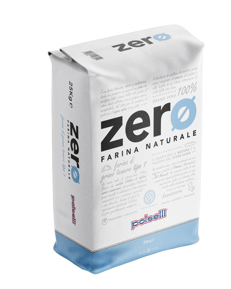 Farina Tipo &quot;1&quot; Linea Zero Naturale  - Polselli 25 kg